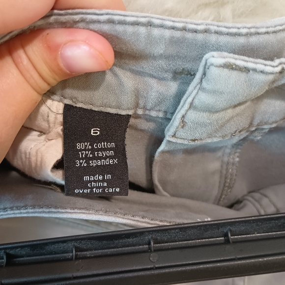 The Limited Denim Gray Legging Jean Size 6 - Picture 11 of 11